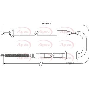 Apec Handbrake Cable CAB1093