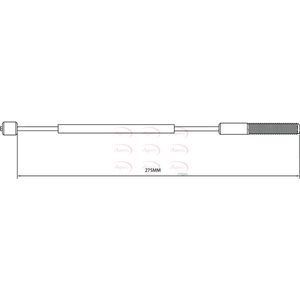 Apec Handbrake Cable Front CAB1390