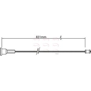 Apec Handbrake Cable Rear Right CAB1467