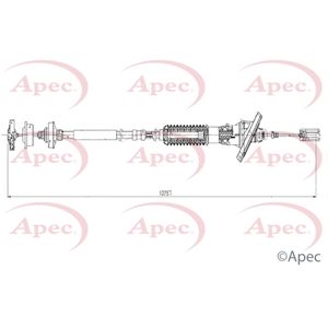 Apec Clutch Cable CAB5014