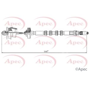 Apec Clutch Cable CAB5026