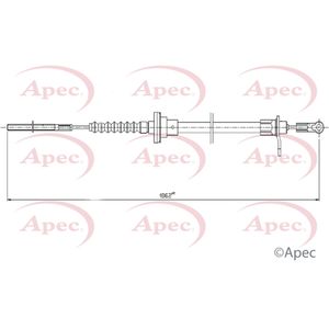 Apec Clutch Cable CAB5027