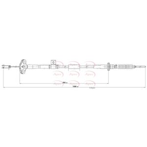 Apec Clutch Cable CAB5028