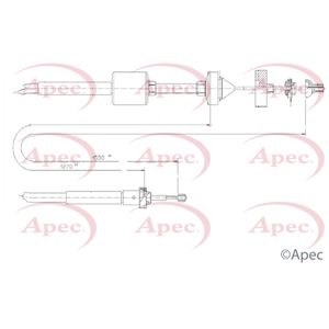 Apec Clutch Cable CAB5031