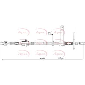 Apec Clutch Cable CAB5033