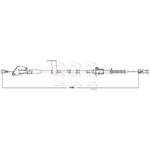 Apec Clutch Cable CAB5035
