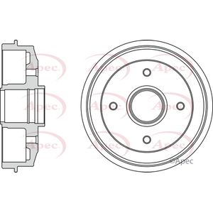Apec Brake Drum Rear DRM9109