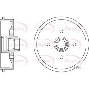 Apec Brake Drum Rear DRM9120