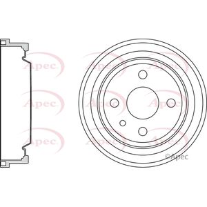 Apec Brake Drum Rear DRM9126