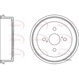 Apec Brake Drum Rear DRM9133