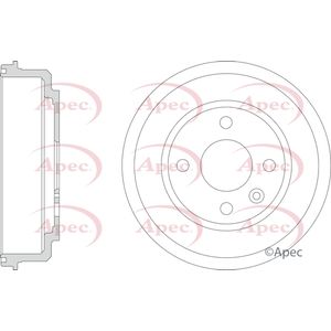Apec Brake Drum Rear DRM9213