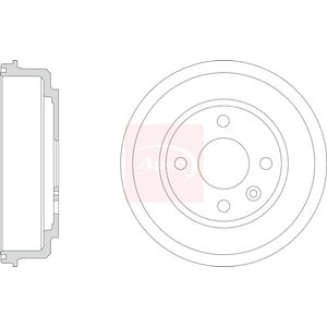 Apec Brake Drum Rear DRM9225