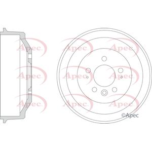 Apec Brake Drum Rear DRM9226