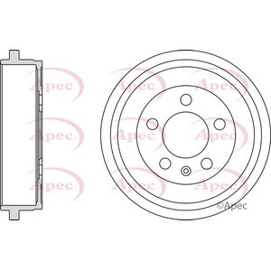 Apec Brake Drum Rear DRM9531