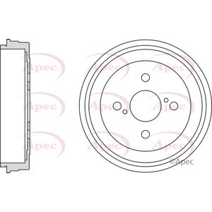 Apec Brake Drum Rear DRM9925