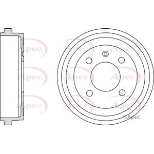 Apec Brake Drum Rear DRM9929