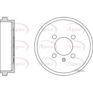 Apec Brake Drum Rear DRM9932