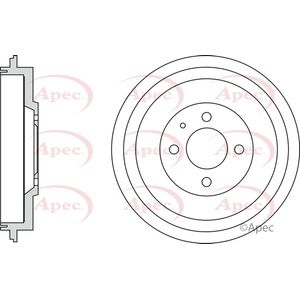 Apec Brake Drum Rear DRM9940
