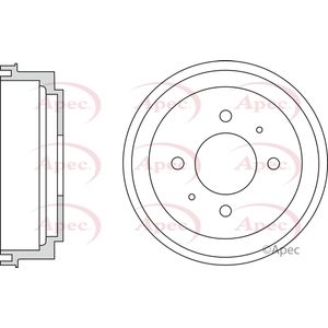Apec Brake Drum Rear DRM9946