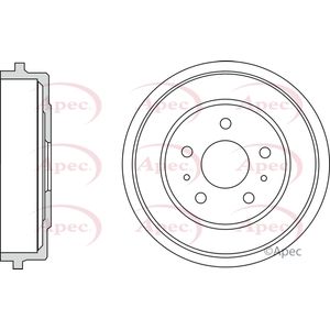 Apec Brake Drum Rear DRM9957