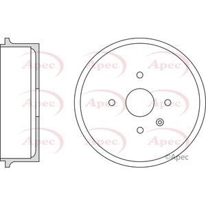 Apec Brake Drum Rear DRM9960
