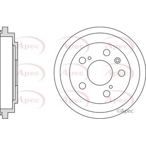 Apec Brake Drum Rear DRM9963