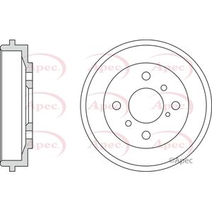 Apec Brake Drum Rear DRM9977