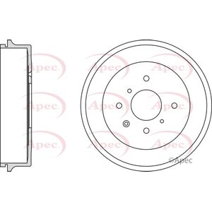 Apec Brake Drum Rear DRM9979