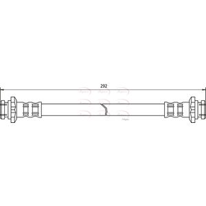 Apec Brake Hose HOS3049