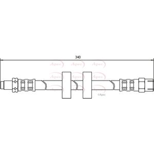 Apec Brake Hose HOS3051