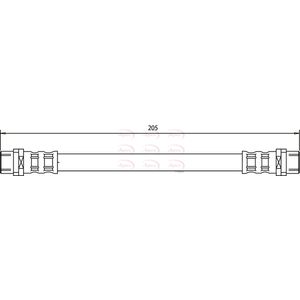 Apec Brake Hose HOS3159