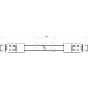 Apec Brake Hose Front HOS3164