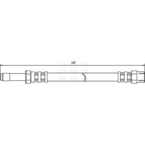 Apec Brake Hose Rear Outer HOS3204