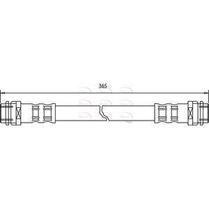 Apec Brake Hose HOS3211