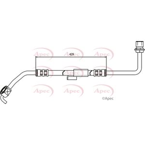 Apec Brake Hose Front Left HOS3246