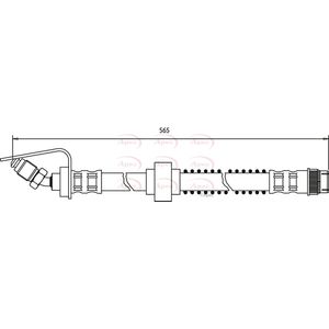 Apec Brake Hose HOS3260