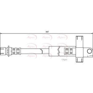 Apec Brake Hose HOS3406