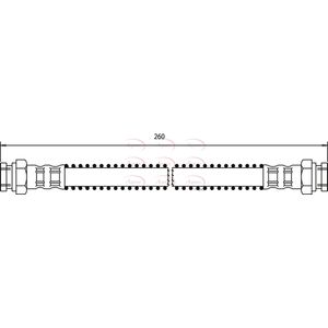 Apec Brake Hose HOS3444