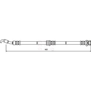 Apec Brake Hose Front HOS3507