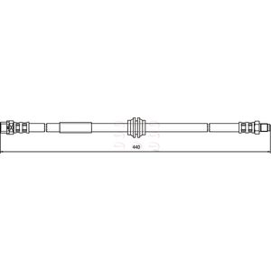 Apec Brake Hose Rear HOS3590