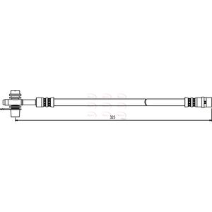 Apec Brake Hose Rear HOS3611