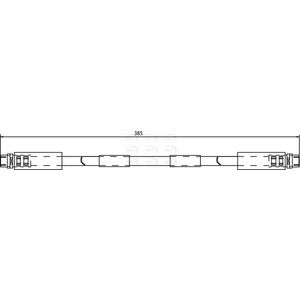 Apec Brake Hose Front HOS3631