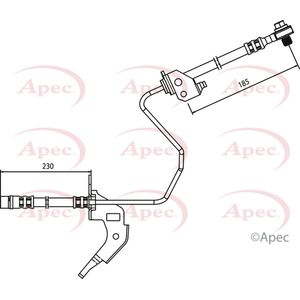 Apec Brake Hose HOS3689