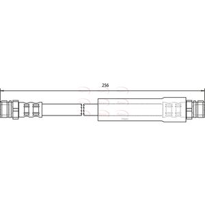 Apec Brake Hose HOS3696