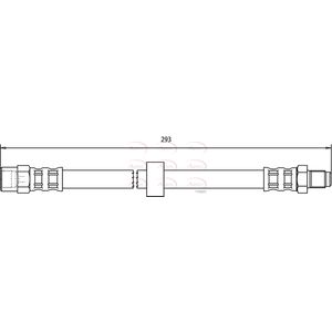 Apec Brake Hose Rear HOS3706