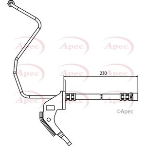 Apec Brake Hose HOS3707