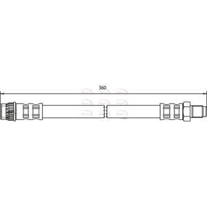 Apec Brake Hose Front HOS3744