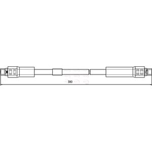 Apec Brake Hose Front HOS3763
