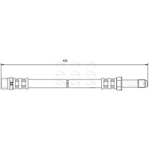 Apec Brake Hose HOS3829