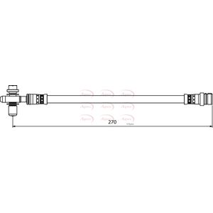 Apec Brake Hose HOS3896